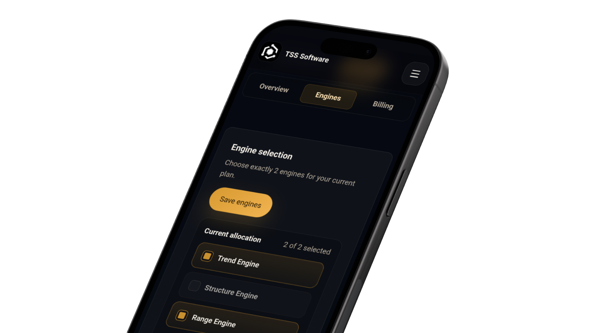 Customer portal dashboard showing subscription and license controls